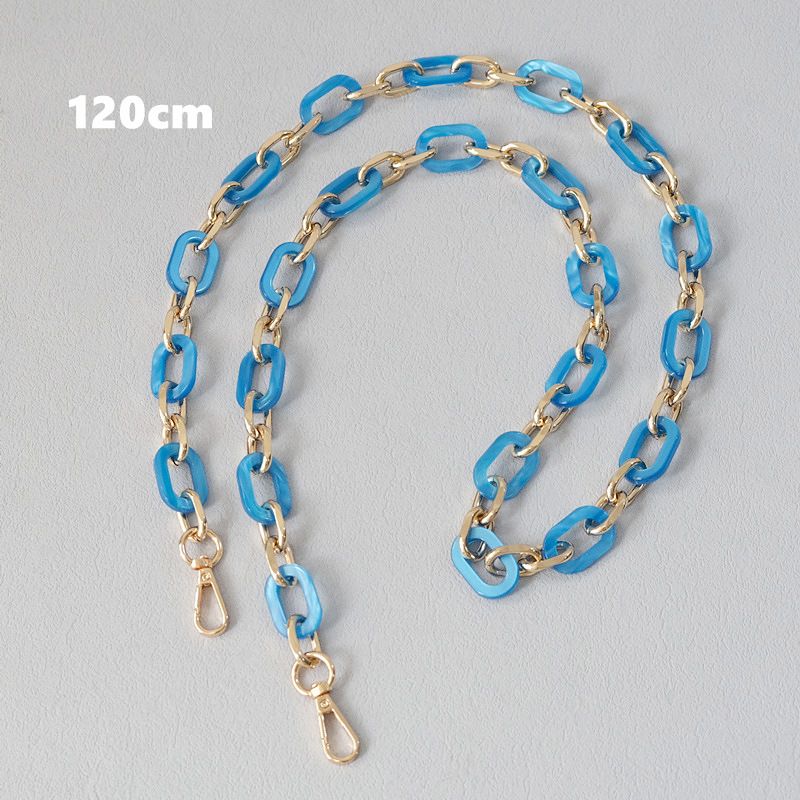 Mode parel handgemaakte tas naadloze handtas acryl metalen decoratieve telefoonketting_voghion.com