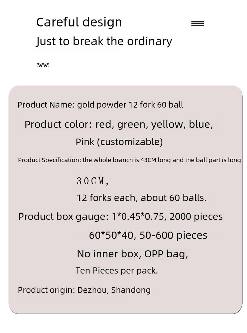 Chrëschtdekoratioun 43cm 12 Gabelen Goldpudderkugel Chrëschtbeemchenkranz Rattan Pailletten Goldpudder Beerenbëscher Spiisser_voghion.com