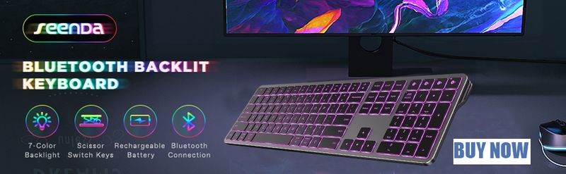 Wireless Keyboard And Mouse Combo RGB Backlit, Rechargeable Light Up Letters, Full-Size, Ergonomic, Sleep Mode, 2.4GHz_voghion.com