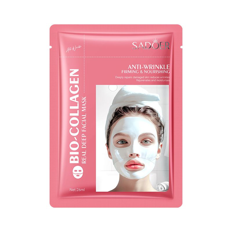 SADOER Full English Collagen Protein Split Upper And Lower Segments Facial Mask_voghion.com