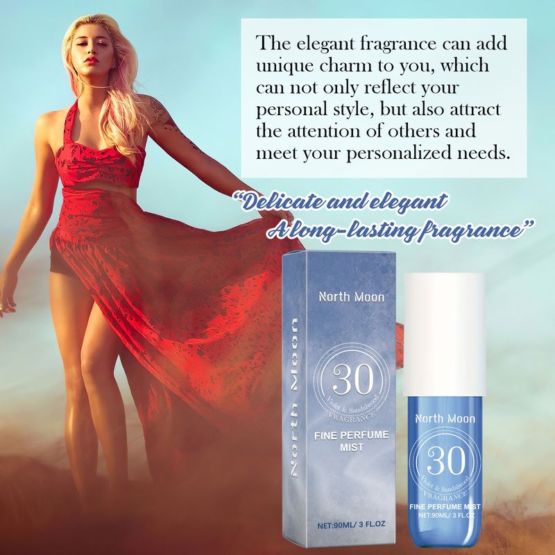 Perfume North Moon Violet Spray Fresh Light para detrás de la oreja y la muñeca con fragancia duradera_voghion.com