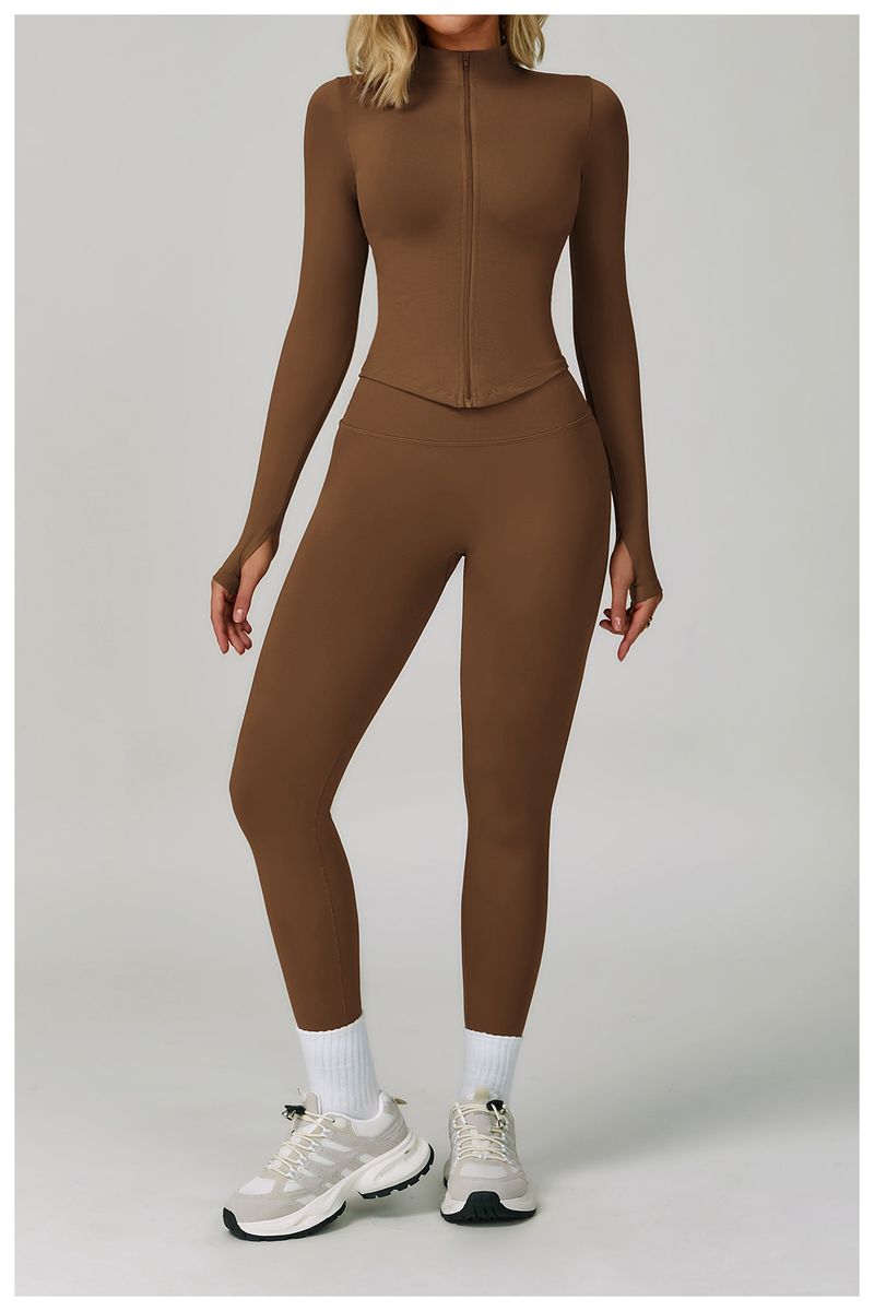 Naadloze yogaset met hoge taille - 3-delige workoutoutfit voor dames, vochtafvoerend en buikcontrole, perfect voor hardlopen, sportschool en buitenactiviteiten_voghion.com