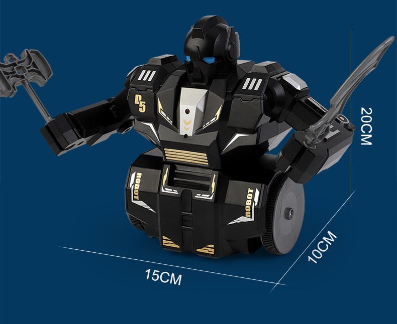 Inteligentny robot bojowy 2.4G Boks Obrotowa zabawka zdalnie sterowana dla dzieci_voghion.com