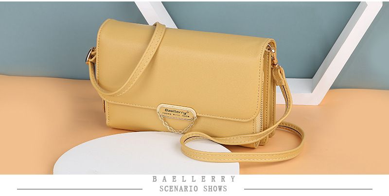 baellerry new women's wallet version large-capacity zipper mobile phone bag fashion all-match diagonal bag wholesale_voghion.com
