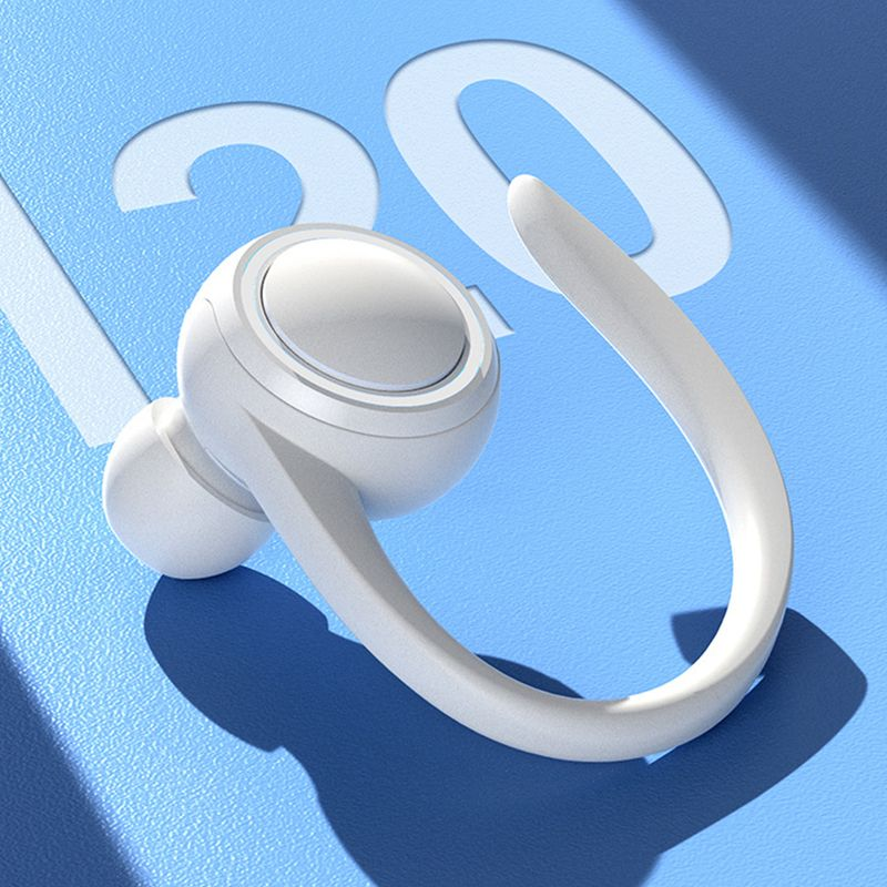 Fone de ouvido estéreo Bluetooth 5.2 à prova d'água de alta fidelidade sensível para praticar esportes_voghion.com