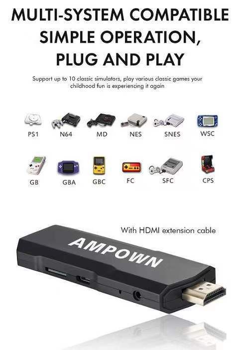 New X2 TV Game Console, Game Controller 1-to-2 Multiplayer 2-Player Versus Mode For Classic Street Arcade Games_voghion.com
