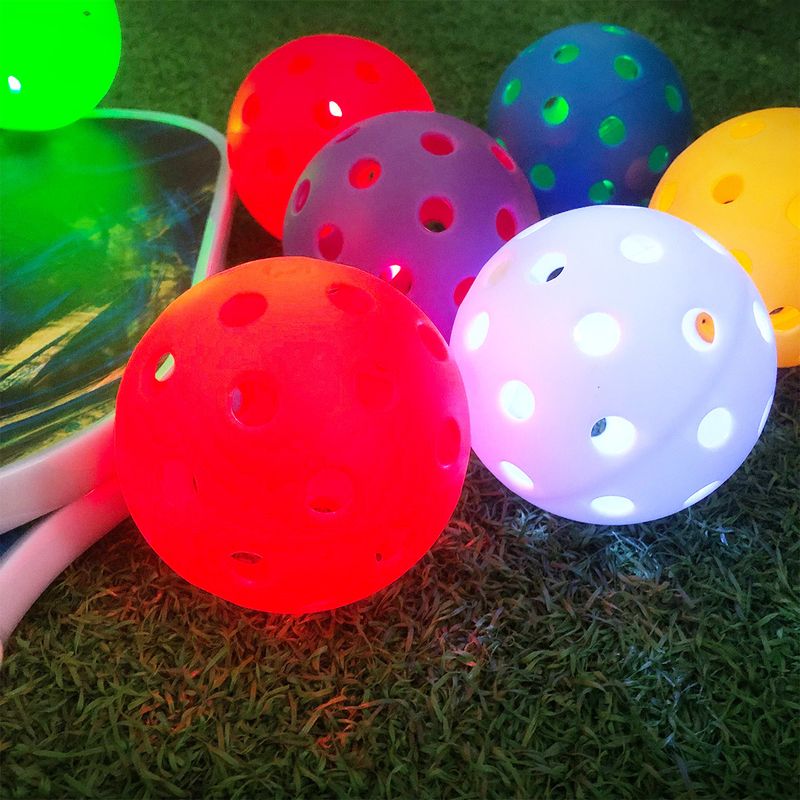 New Luminous Pick Ball Luminous Pick Ball Luminous Hollow Hole Ball_voghion.com