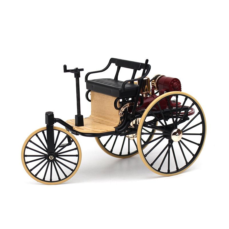 Novi 1:12 simulacijski retro legirani trokotačni klasični automobil kolekcija modela poklon igračka za odrasle ukras_voghion.com
