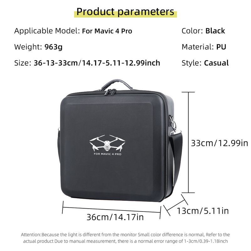 2 For DJI Mavic 4 Pro RC Pro2 With Screen Remote Controller Shoulder Carry Case Box Portable Storage Bag_voghion.com