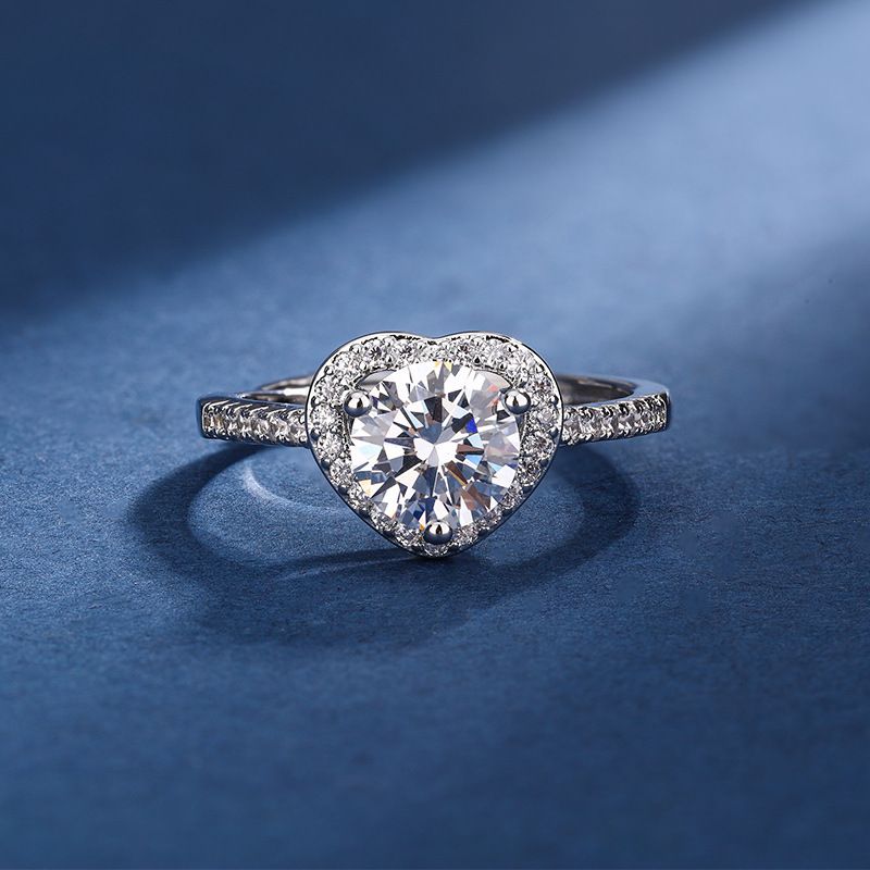 Kwai Online Live Broadcast Liebe Design Silber Halskette Imitieren D Farbe Moissanite Weibliche Anhänger_voghion.com