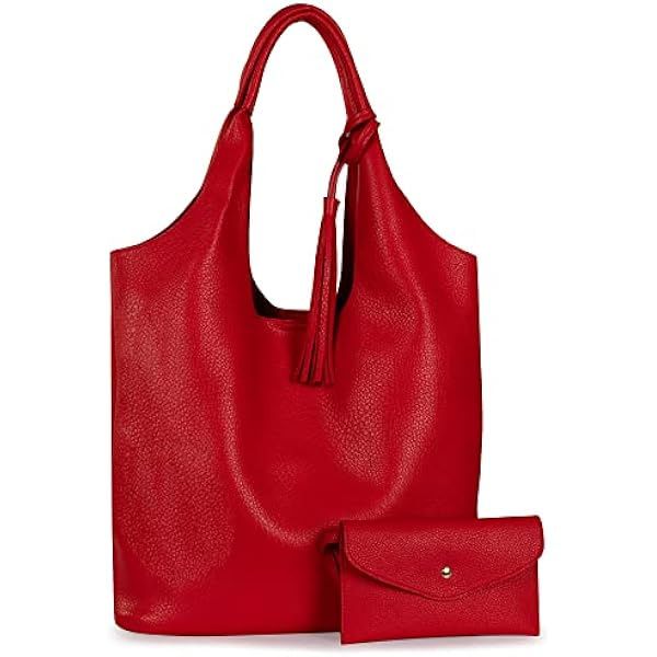 Borsa a tracolla da donna, grande capacità, borsa a mano, semplice, borsa combinata, autunno e inverno_voghion.com