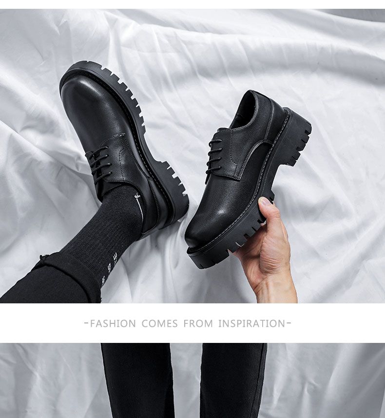 Thick Sole Winter Inner Height Increasing Formal Wear Men's Casual Leather Shoes_voghion.com