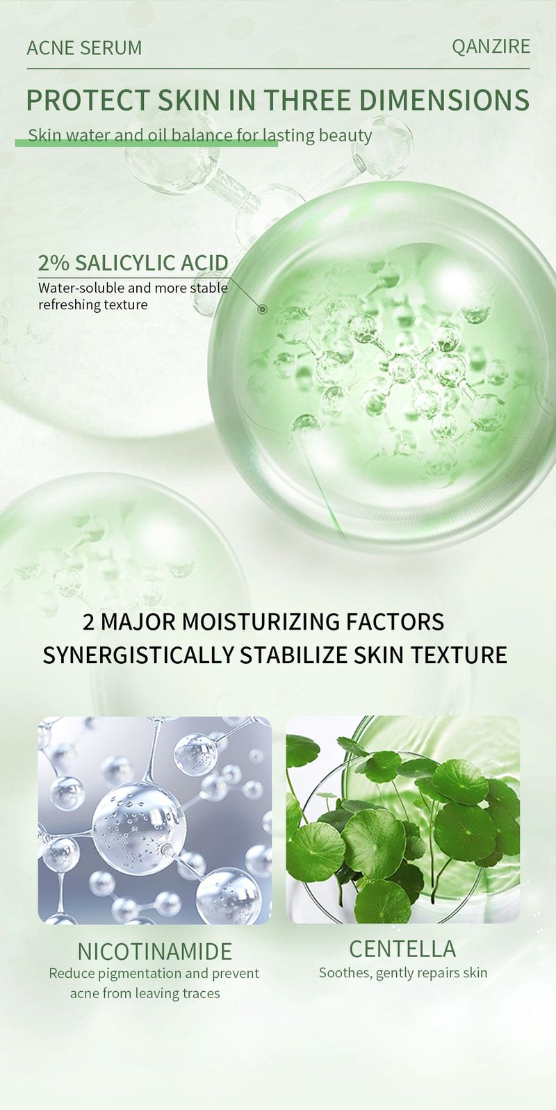 Anti-Akne-Serum, Essenz zur Behandlung von Akne, Pickeln und verstopften Poren – 30 ml_voghion.com