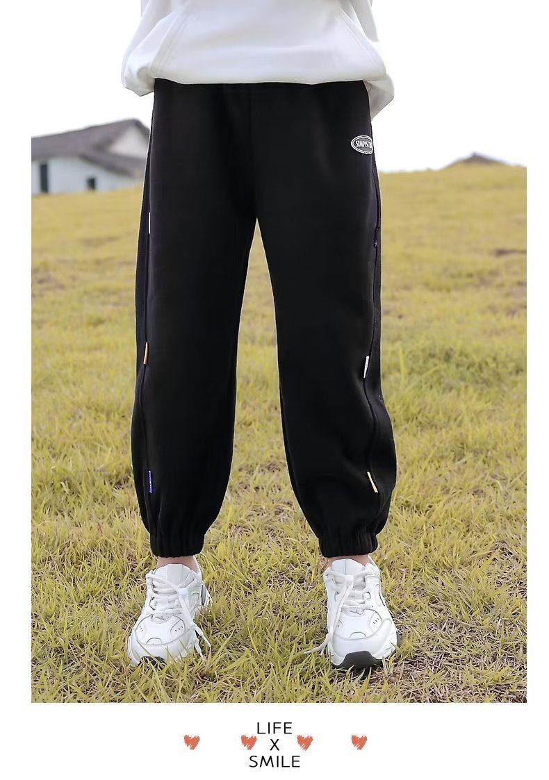Moeder & Kinderen Kinderkleding meisjes broeken lente en herfst nieuwe herfstkleding grote kinderbroeken herfst meisjes sport casual broeken_voghion.com
