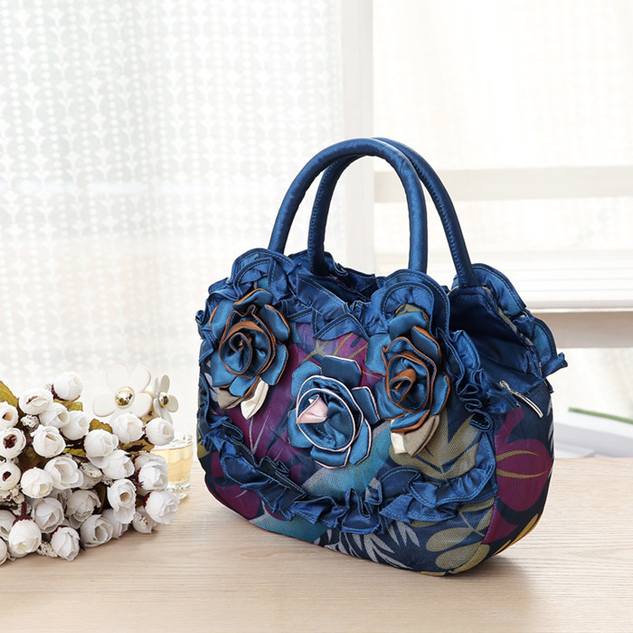 Mittelgroße neue Schlüsseltasche für Damen, koreanische Version der Damenhandtasche, einfarbige Damenhandtasche mit Reißverschluss aus Spitze._voghion.com
