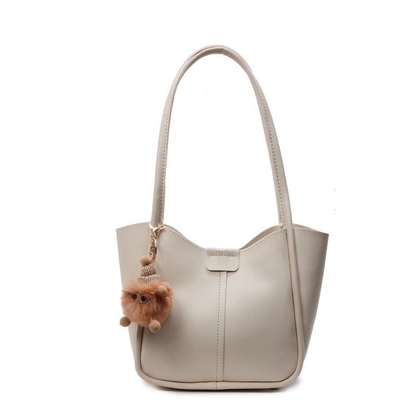 Bolsa tote feminina de alta qualidade, nova, com textura de nicho, moderna, de ombro, grande capacidade, para deslocamento diário, 2025_voghion.com