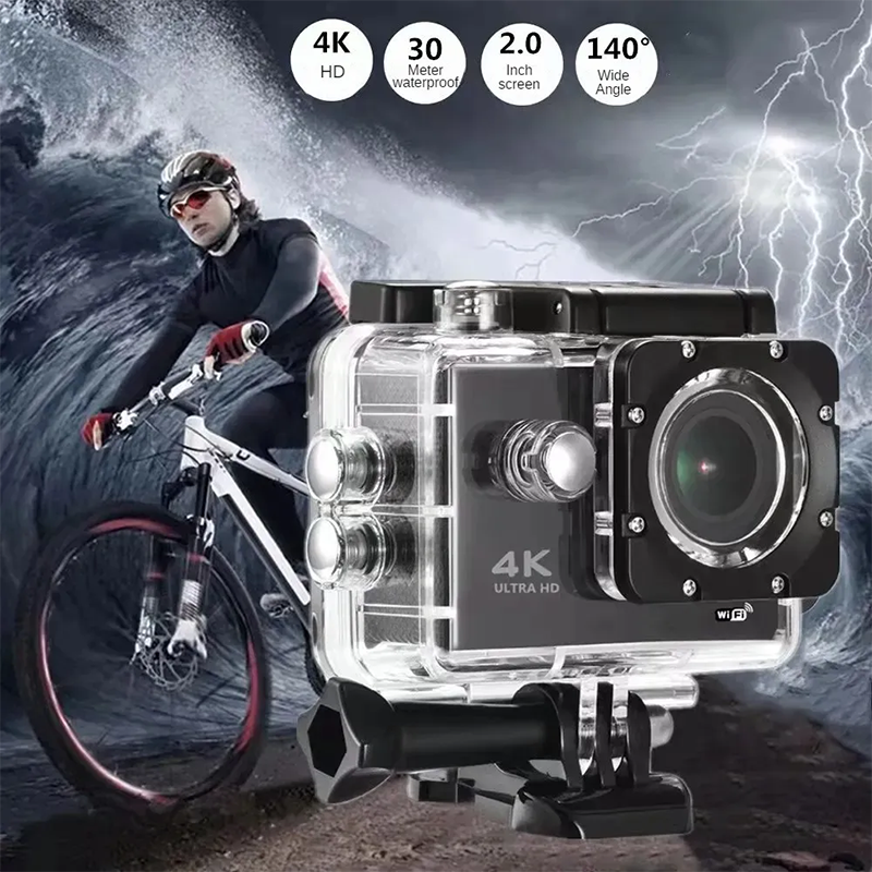 JW179 2023 Miglior produttore di vendita Wifi 30M Underwater Sport Action Camera 4k Bike_voghion.com