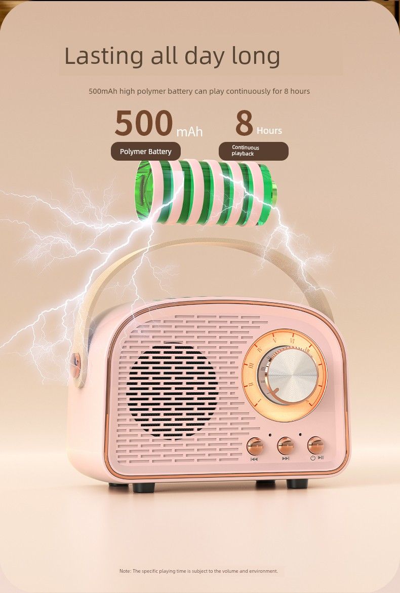 Retro Wireless Übergewicht Classy Tragbarer Bluetooth Lautsprecher_voghion.com