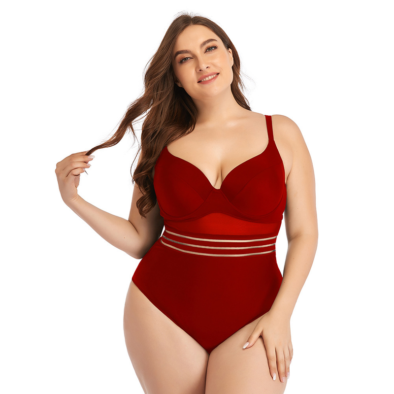 Maillot de bain une pièce sexy en maille, dos nu, amincissant, pour femmes_voghion.com