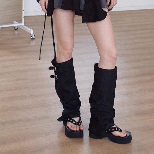 Two-Wear Pants Cylinder Women's Boots 2025 Spring And Summer New Breathable_voghion.com
