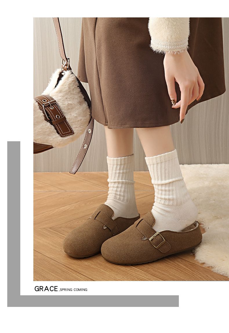 Designer Dicke Basis Mit Fleece Frauen Hausschuhe Männer Slides Schuhe Mädchen Clogs Frauen Sliders Trainer Flip Flops Sandles Sandales_voghion.com