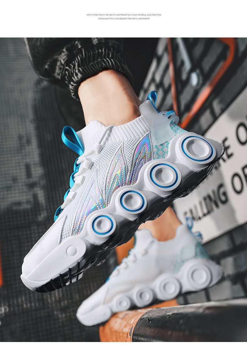 Baskets de sport respirantes pour hommes, chaussures d'été simples en filet, confortables, décontractées, légères, antidérapantes, tennis_voghion.com