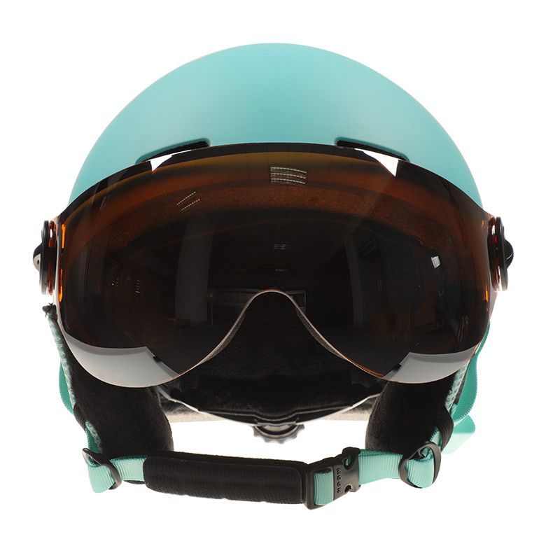 Casque de ski intégré, léger, respirant, unisexe, simple ou double, avec miroir coupe-vent, casque de neige chaud, bonnet de ski_voghion.com
