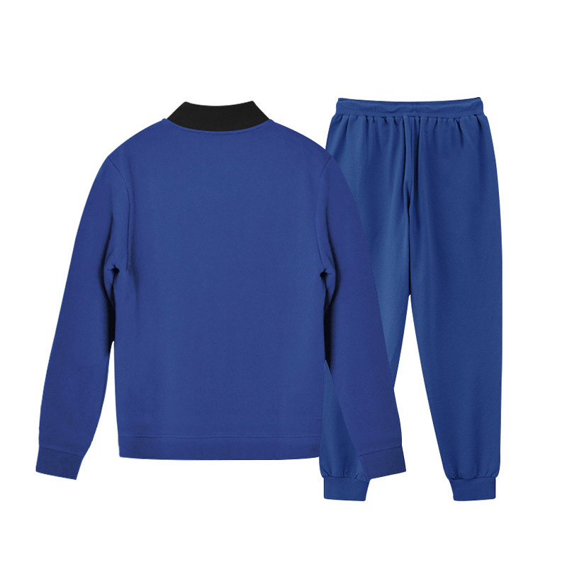 2023 neue Kontrast Jacke Frühling und Herbst Reversible Stehkragen Hübsches Große Größe männer Set_voghion.com