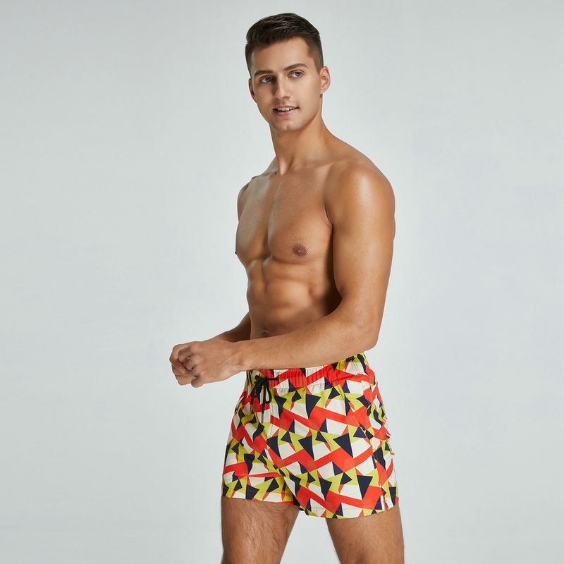 Herren-Strandshorts – Trendy, farbenfrohe Badehose, leichtes, schnelltrocknendes Polyester, lässige Sommershorts zum Schwimmen, für den Urlaub und Streetwear (M-XXL)_voghion.com
