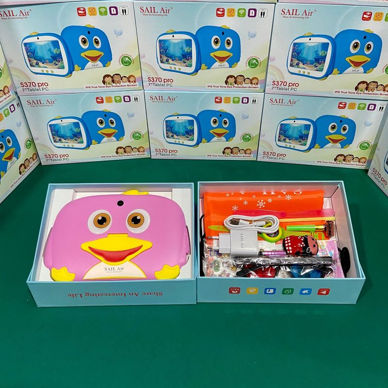 SAIL Air S370pro 7-inch Kids Tablet With Dual SIM, 4G Support, Parental Controls & Educational Apps – Pink/Blue/Black_voghion.com