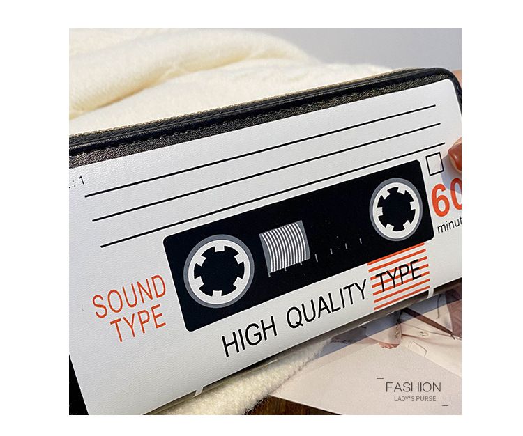 Torebki damskie, Spray Recorder, kreatywny portfel z nadrukiem, mała, świeża portmonetka, torba na telefon komórkowy, torba na karty, trend_voghion.com