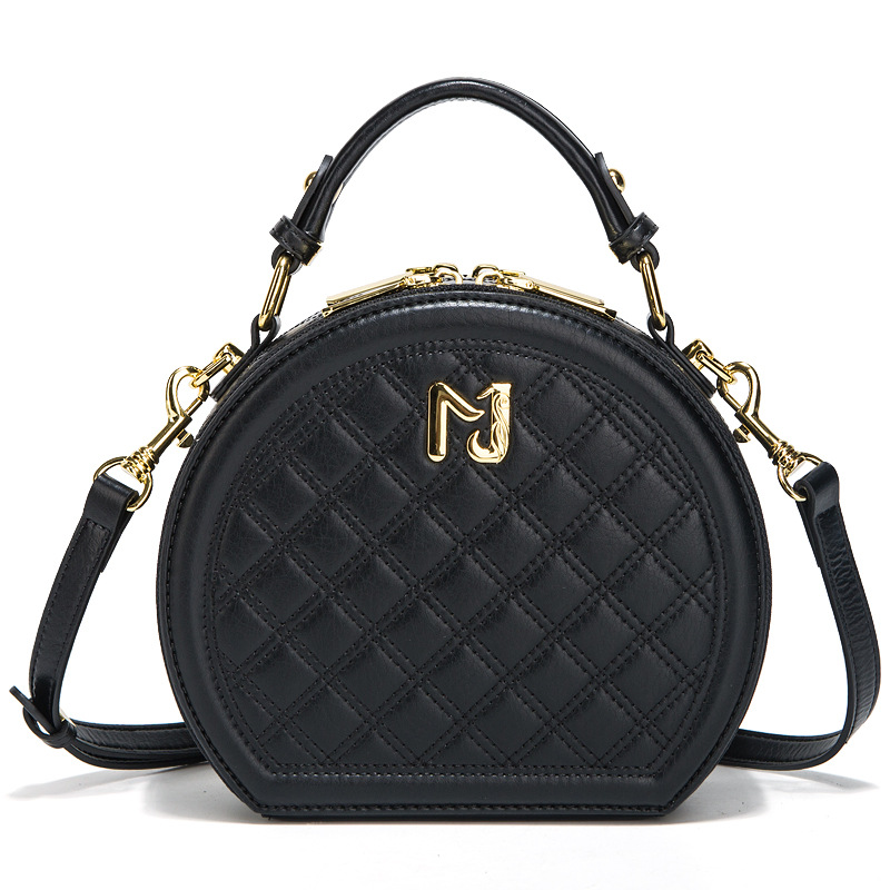 Trapuntata per donna 2025, nuova borsa casual da pendolare di nicchia, piccola, rotonda, di alta qualità, versatile, a tracolla_voghion.com