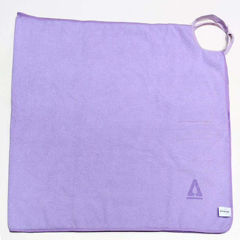 Premium Sling Bathrobe - Ultra-Soft Microfiber Post-Shower Wrap, Lightweight & Quick-Dry, Adjustable Straps For Women (Pink/Lavender, M-L Size)_voghion.com