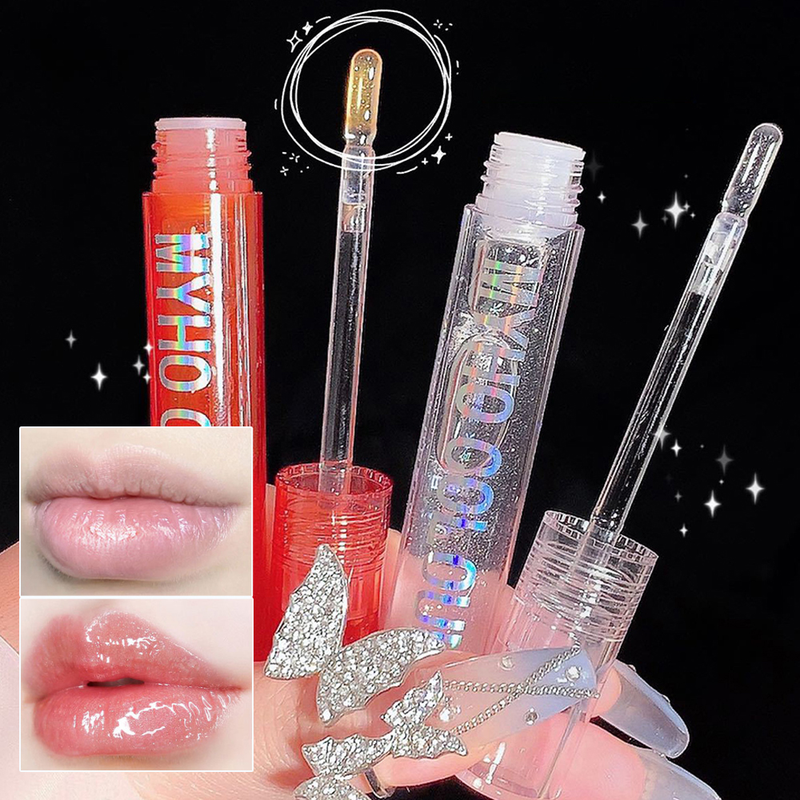 Lucidalabbra perlato Lucidalabbra impermeabile duraturo Idratante trasparente Glitter Lip Glaze Donna Shimmer Plumpin_voghion.com
