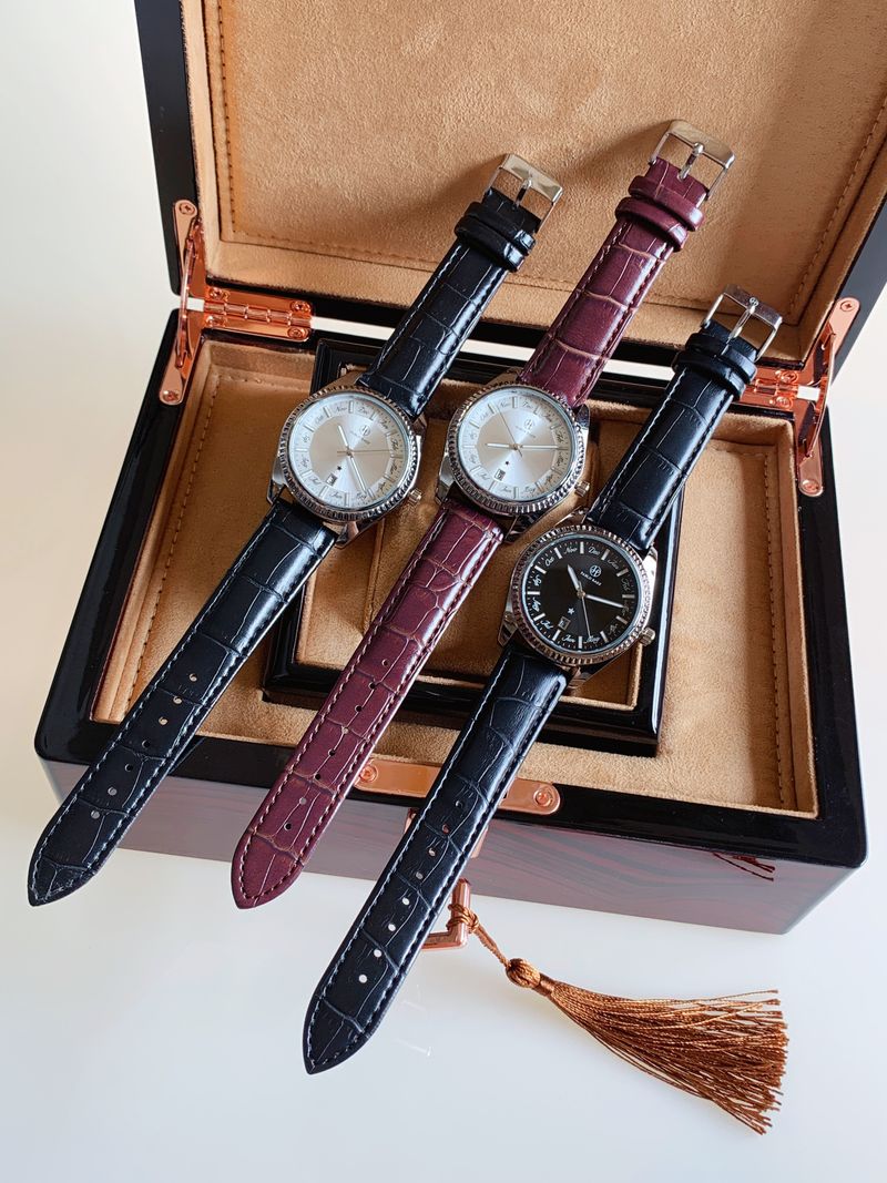 New Business Fashion Casual Belt Men's Watch Strip Ding Scale Office Worker Versatile Quartz Watch Pin Buckle Watch Free Shipping_voghion.com