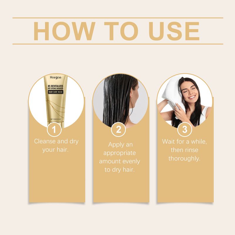 Maschera per capelli Hoegoa Fluffy Smooth Refreshing Nourishing Non-grassa, leggera e lucente_voghion.com