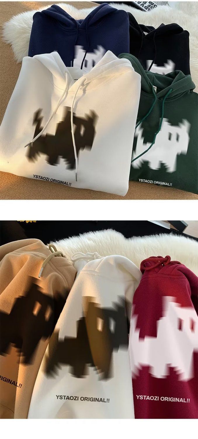 Kitten hooded sweatshirt men's and winter American style stiff jacket trendy brand oversize autumn clothes 12_voghion.com