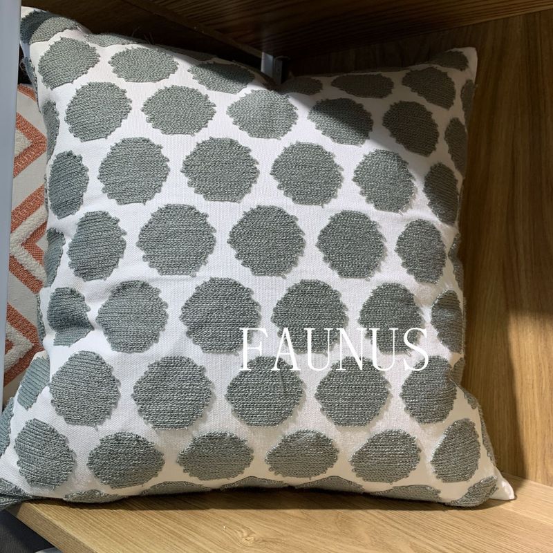 Modern Geometric Linen Embroidery Pillow Cover - Minimalist American Style Throw Pillow For Sofa & Home Decor_voghion.com