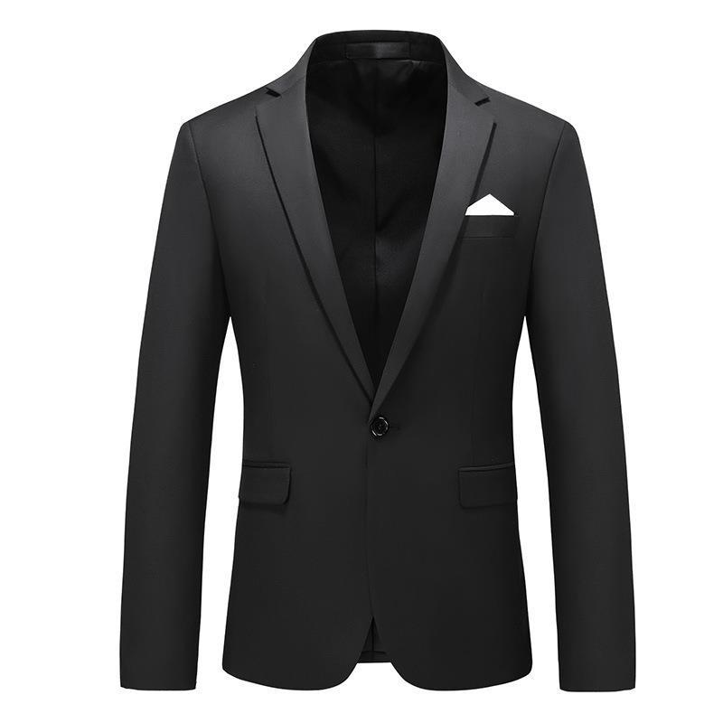CT 2025 Autumn New Men's Solid Color One-Button Blazer Plus Size Fashion Slim Fit Suit Jacket For Men_voghion.com