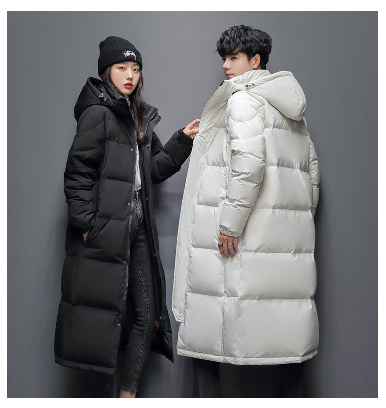 Unisex Thickened Jacket Winter Warm Knee High Warm Jacket Coat Jacket_voghion.com