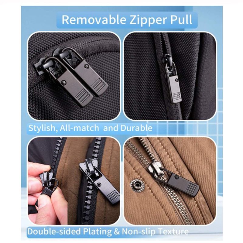 Universal-Reißverschlussschieber, abnehmbarer Reißverschlussschieber, Ersatzschieber für Jacken, Stiefel, Hosen, Zelte_voghion.com