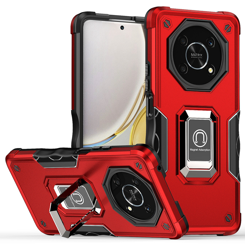 KEYSION Shockproof Armor ovitek za Honor X9 5G X30 Silikonski + PC kovinski obroč stojalo hrbtni pokrov telefona za Huawei Honor Magic_voghion.com