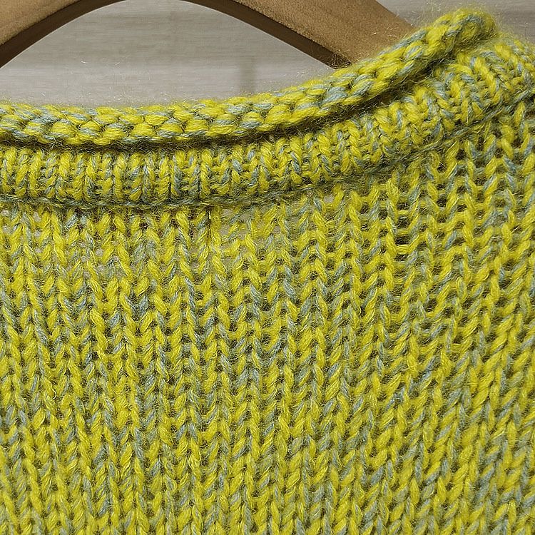 ragazza 1 pezzo ordine minimo 2025 autunno abbigliamento donna XRJ5M09C girocollo stile pigro maglione lavorato a maglia a maniche lunghe_voghion.com