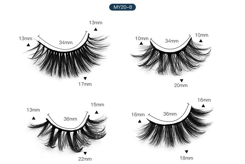 European and American double eyelids fluffy and thick curly mink hair false eyelashes thickened not easy to lose eyelashes_voghion.com