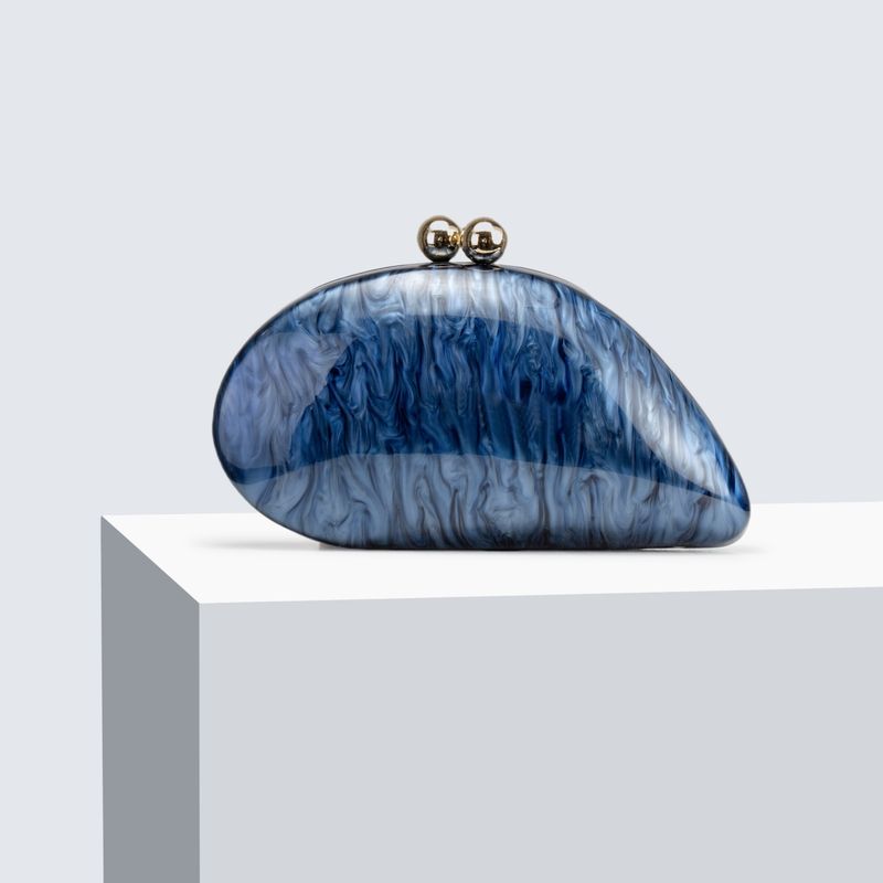 Borsa a tracolla da sera in acrilico da donna, con catena, per matrimonio e feste_voghion.com