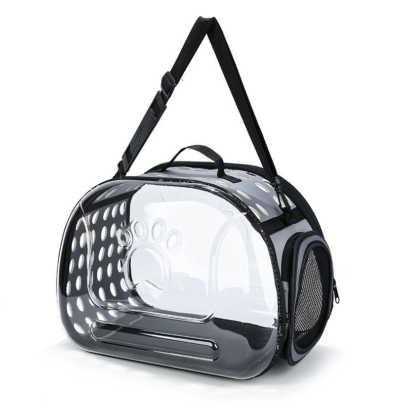 Pet Carrier Transparent Handheld Shoulder Portable Cage Space Capsule Breathable Travel Cat Bag With Viewing Window_voghion.com