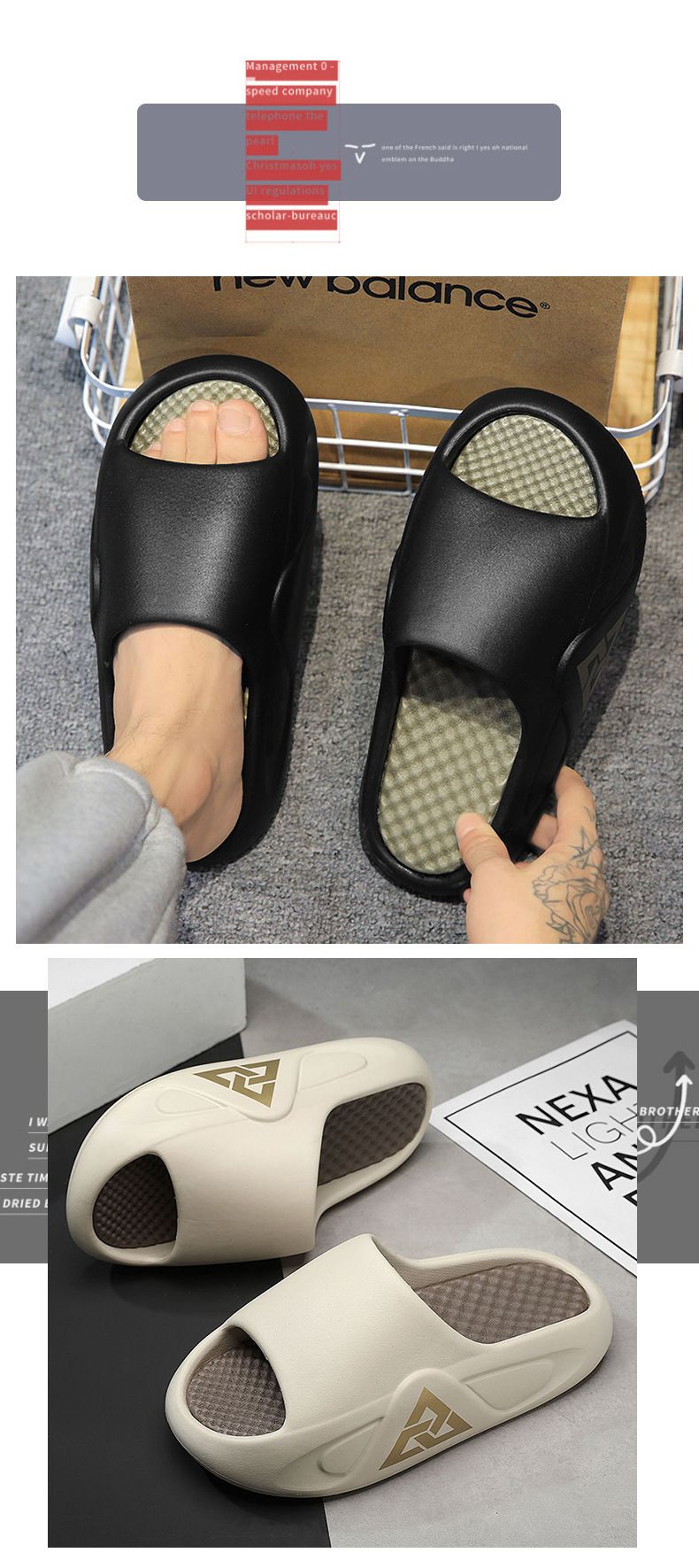 Herrenschuhe, leichte EVA-Hausschuhe mit dicker Sohle, die die Körpergröße erhöhen, für Männer im Sommer, Outdoor-Bekleidung, modische Flip-Flops, trendige Sandalen_voghion.com