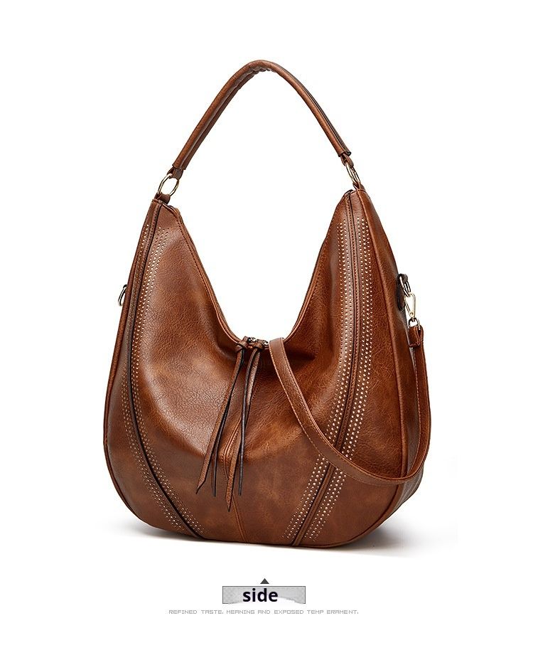 Women’s Large Designer Hobo Bag - High-Quality Composite Material, Spacious & Versatile Handbag - Stylish Everyday Tote for Work & Casual Use_voghion.com