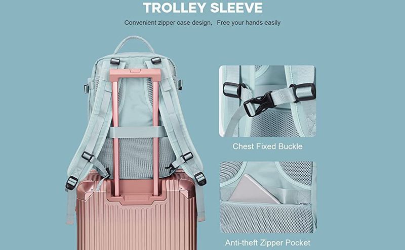 Large capacity men's and women's travel and leisure backpack 15.6 inch computer backpack USB independent shoe compartment waterproof_voghion.com