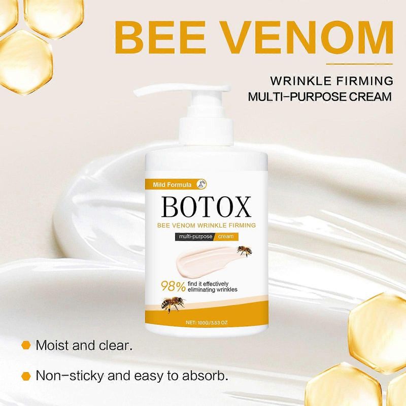 Bee Venom Firming Anti Wrinkles Body Lotion, Bee Venom Wrinkle Removal Cream, Moisturizing, Lifting & Recovery For All Skin Type, Anti-Aging Bee Venom_voghion.com